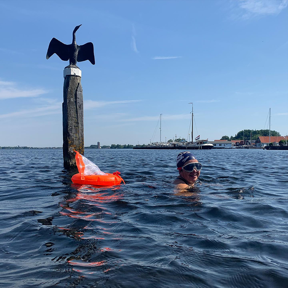 Susan Houbraken, Frisse duik, open water zwemmen, buiten zwemmen